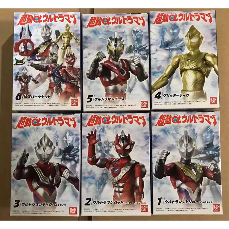 Bandai SHODO TOY Ultraman Super Dynamic A O1 Anime Action Figures Model Gift Toy Collection for Kids Desktop Ornaments