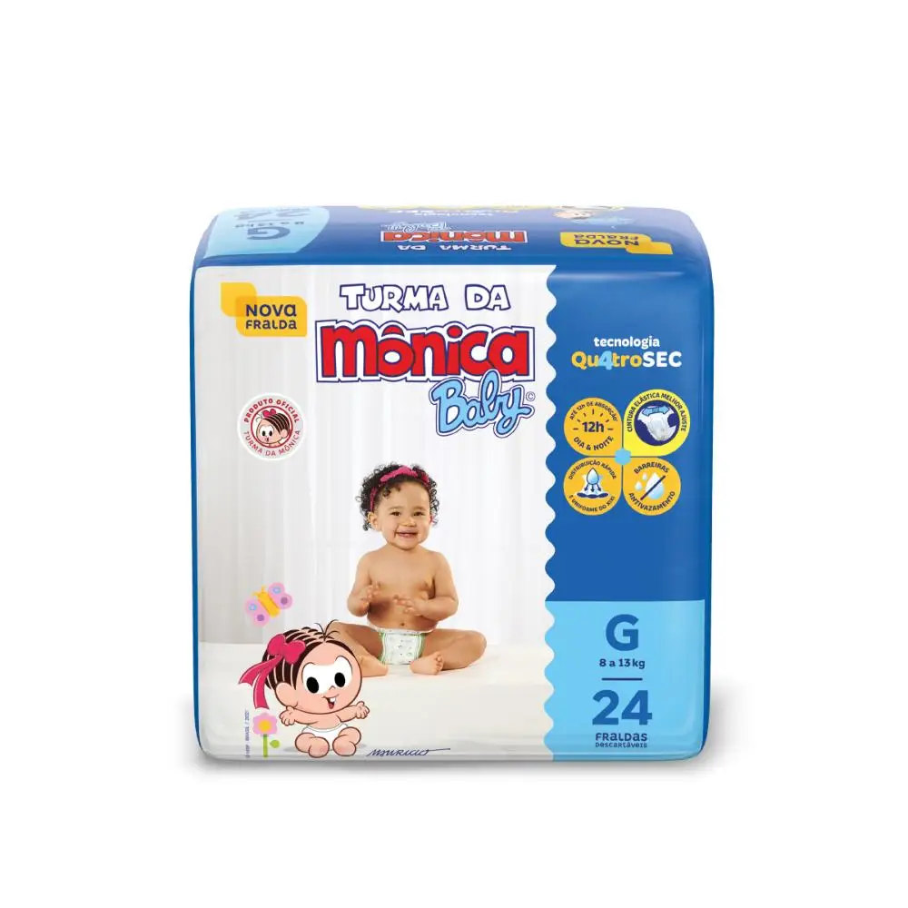 Diaper Monica Baby Jumbo G with 24un