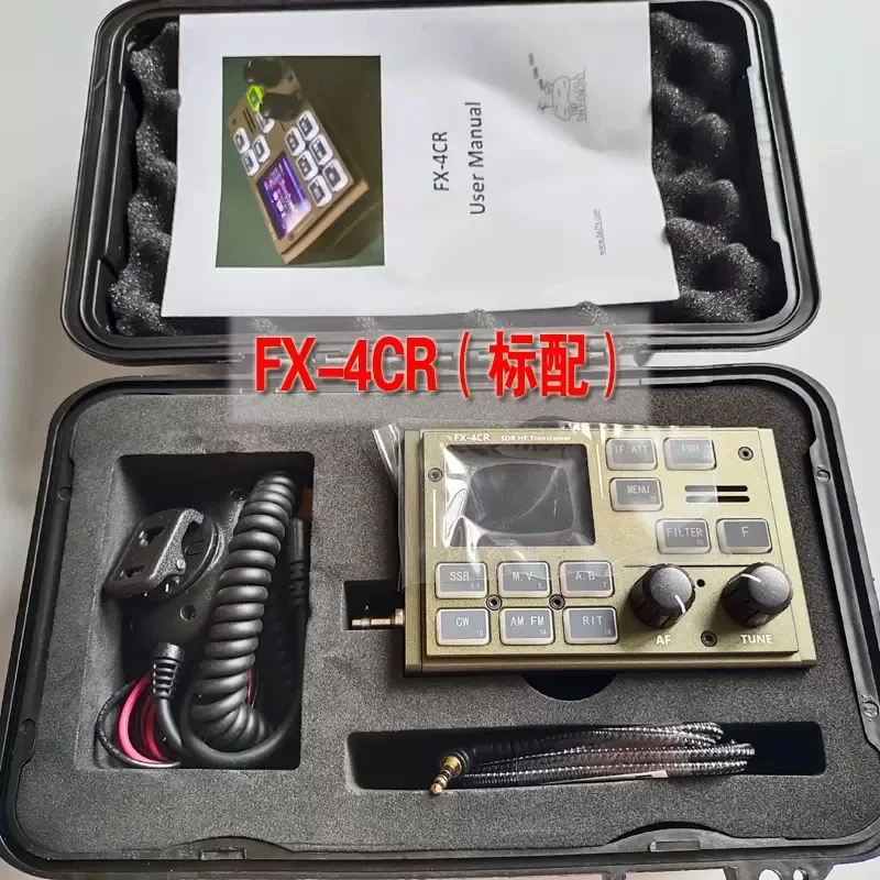 Радио SSB CW AM FM TX 3,5–29 МГц RX 500–50 МГц, встроенная звуковая карта, новый трансивер FX-4CR HF SDR, 20 Вт, любительский