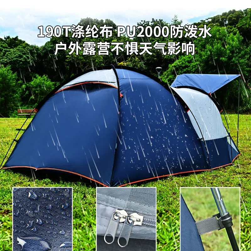 Открытый, палатка, кемпинг, двухъярусный, пляж, студия, портативный, складной