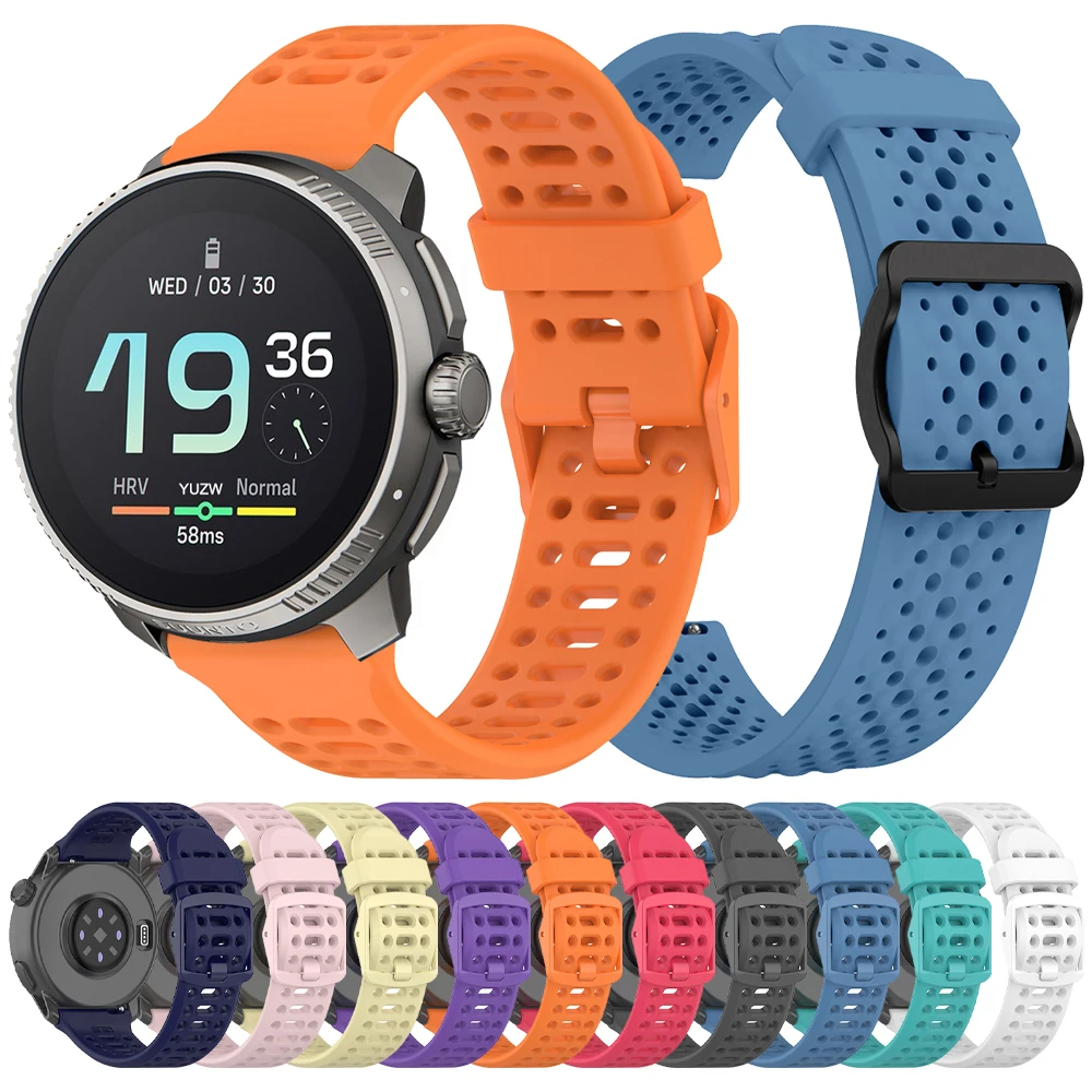 22 مللي متر حزام الساعات تنفس ل SUUNTO RACE S/OCEAN/VERTICAL/5 9 الذروة برو DLC معصمه ل COROS PACE 3/APEX 2 Pro الأصلي حزام