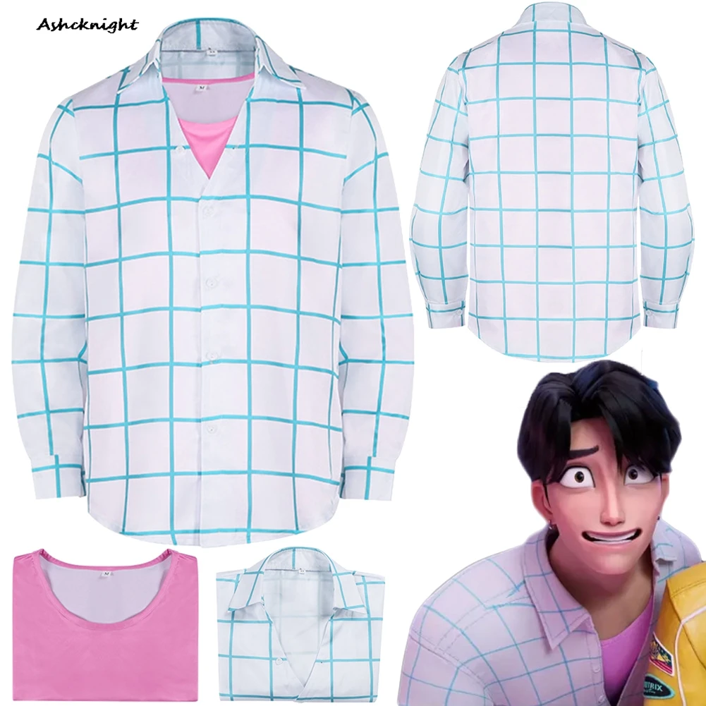 

2025 Cartoon Demon Hunter of KPop Jinu Cosplay Shirts Men Cloth Party Disguise Roleplay Halloween Costume Carnival Outfit Suits