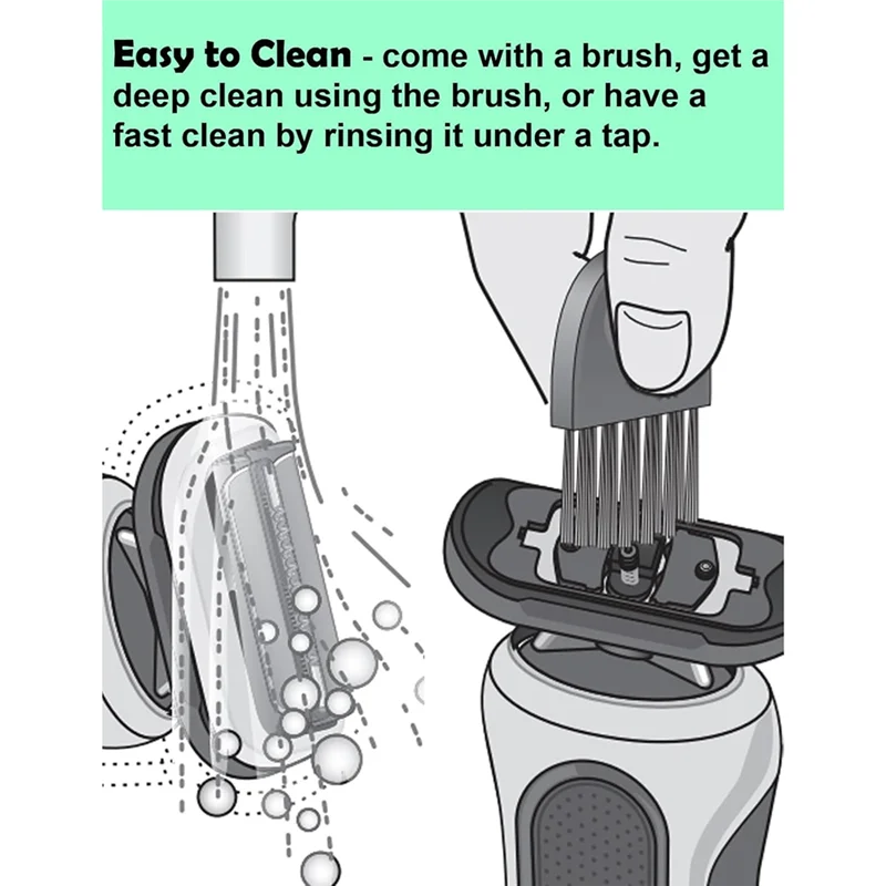 Testina di rasoio 73S per rasoi Braun S5 S6, 6072Cc, 6090Cc, 6020S, 6040C, 5035S, 5020S, 5050Cs si attacca facilmente