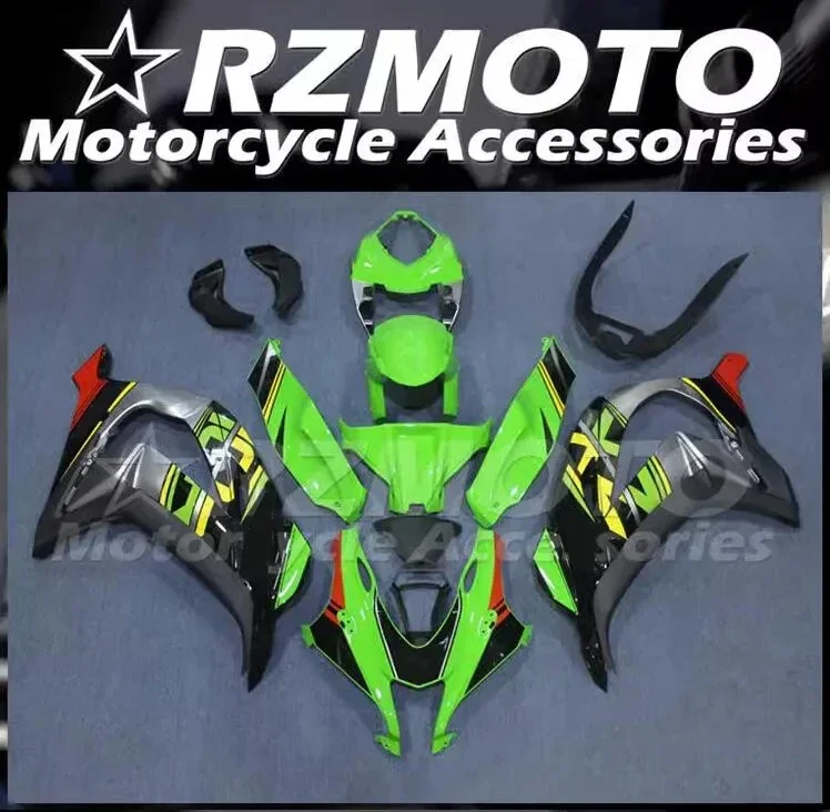 

4Gifts New ABS Full Fairings Kit Fit For KAWASAKI ZX-10R ZX10R 2016 2017 2018 2019 16 17 18 19 Bodywork Set Custom Green