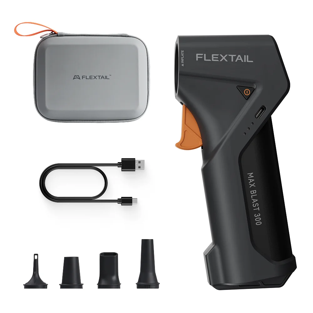 FLEXTAIL Max Blast 300 Elektrischer Luftstaubsauger-Lüfter - 150000 U/min Superleistung, wiederaufladbarer 3-Gang bürstenloser Motor für Auto/PC/Zuhause