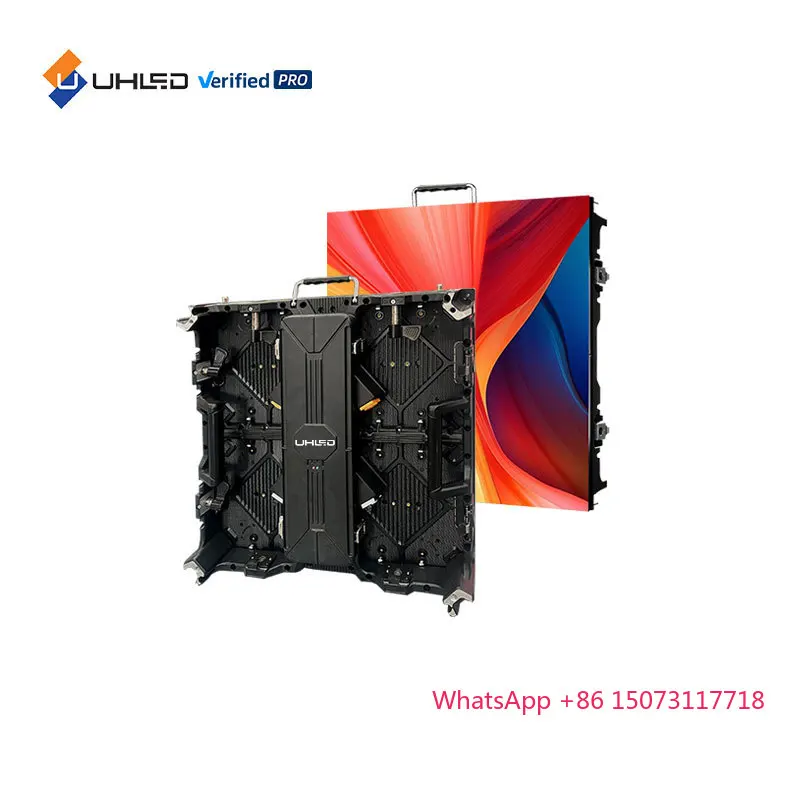 

P2.6 Открытый светодиодный дисплей для аренды Высокая скорость освежения 7680 Гц Светодиодный экран Открытый быстрый замок IP65 Водонепроницаемая светодиодная видеостена