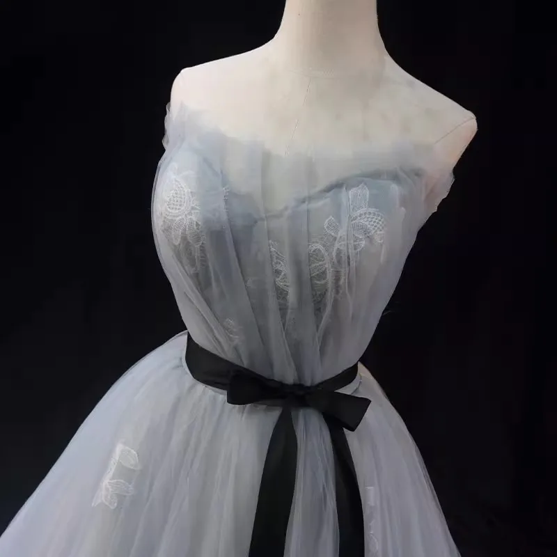 Vestido de baile de princesa con hombros descubiertos, vestido de novia verde de Cenicienta, vestidos de novia con corsé trasero para mujer, vestidos de noche