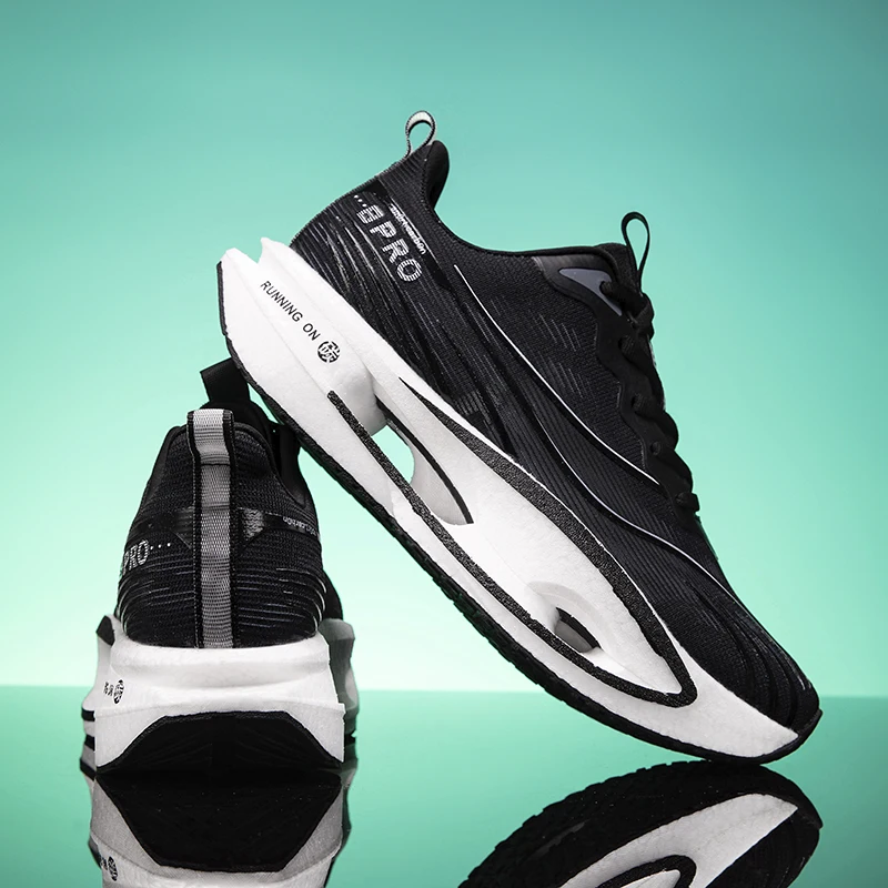 Running Shoes Men Carbon Board Speciality Marathon Sports Breathable Lightweight Women's Comfortable Athletic Sneakers
