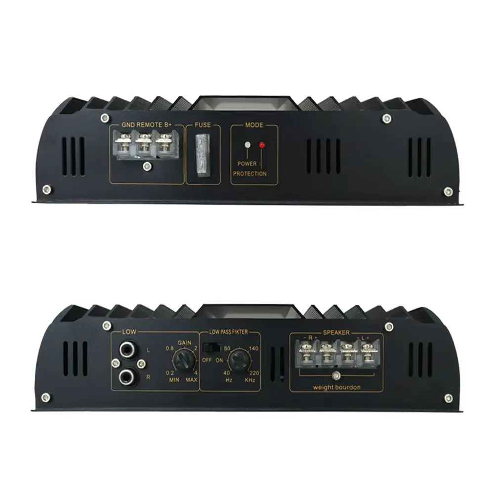 3500W Car Audio Two Channel AB Class Amplifier For Speaker Upgrade Subwoofer Bridgeable Power Amp