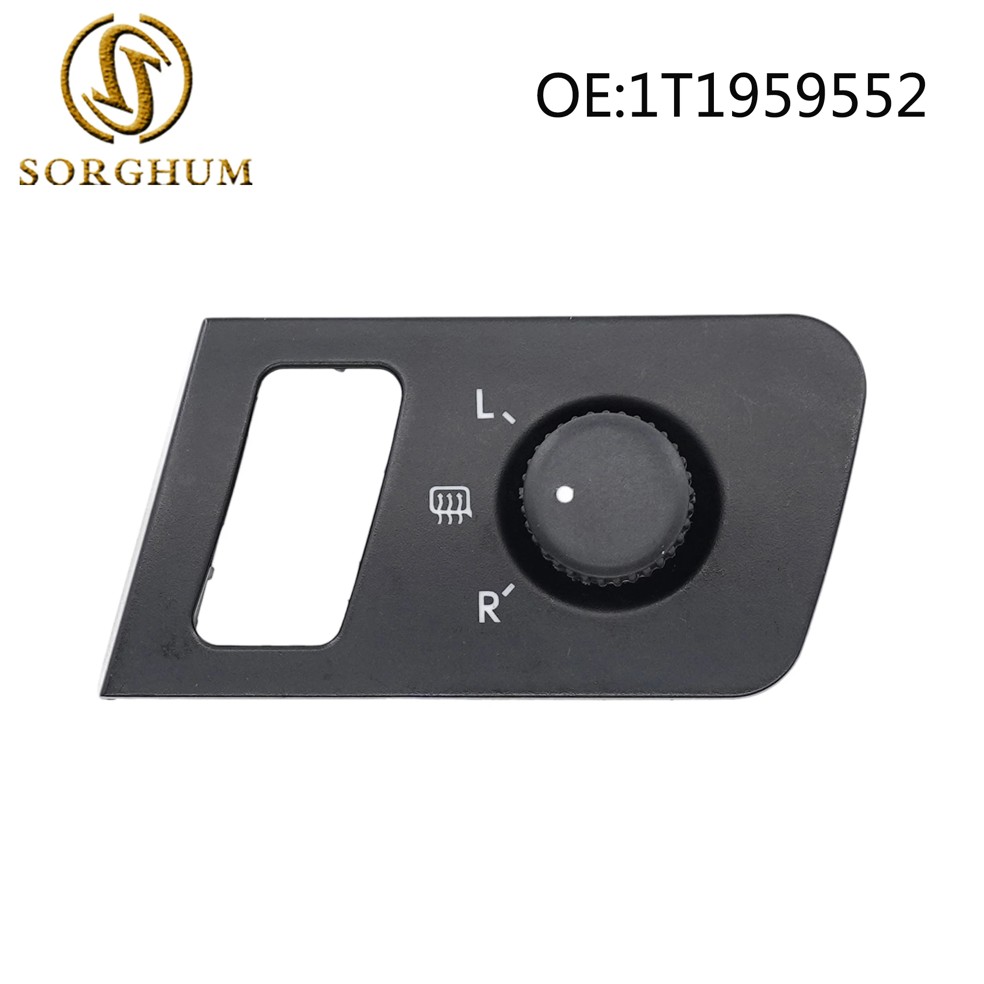 Sorghum 1T1959552 For VW Caddy Touran 1T1 2005 - 2014 Rear Side Mirror Control Switch Adjust Knob Electric 1T1959565F