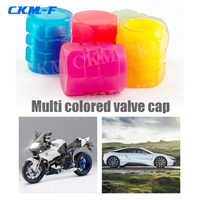 4pcs Luminous Valve Caps Car Fluorescent Tire Valves Car Motorcycle Bike Wheel Plugs Tyre Hub Cover Decor Cap Glow In The Dark