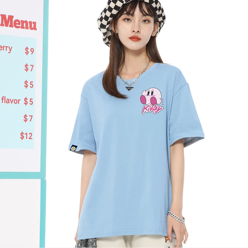 Star Kabi joint T-shirt women short sleeve summer Nintendo anime peripheral shirt loose Japanese clothing trend