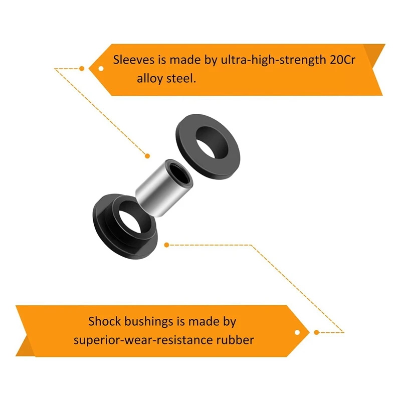 Shock Bushing Bearing Sleeve Absorber Accessories For Arctic Cat 250 300 375 400 500 650 700 Bearcat 454 0604-310 0403-028