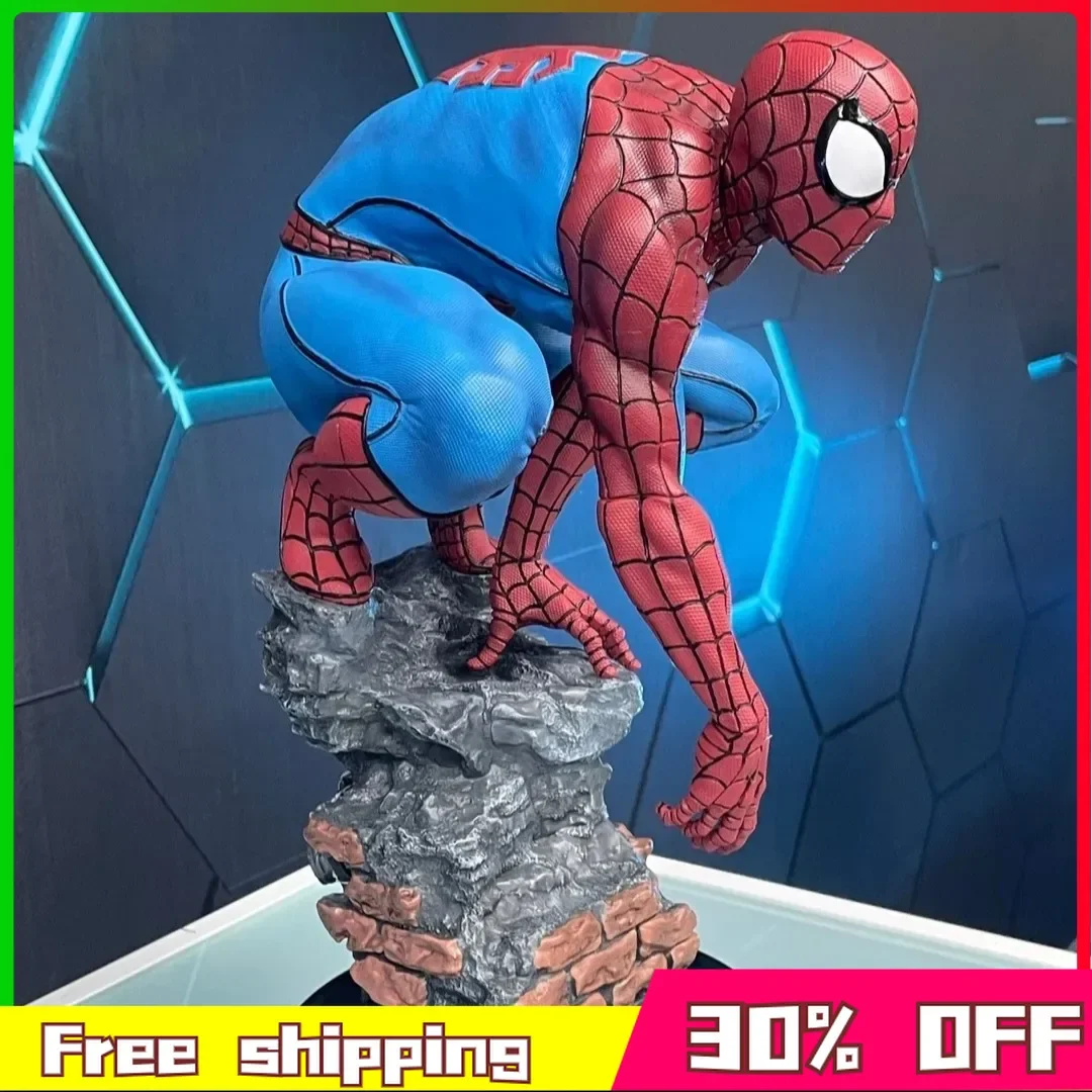 

Новый фильм Marvel Comics Мстители, Человек-паук, окружающая модель из смолы, коллекционная статуя, украшение для рабочего стола, подарок на день рождения, игрушка