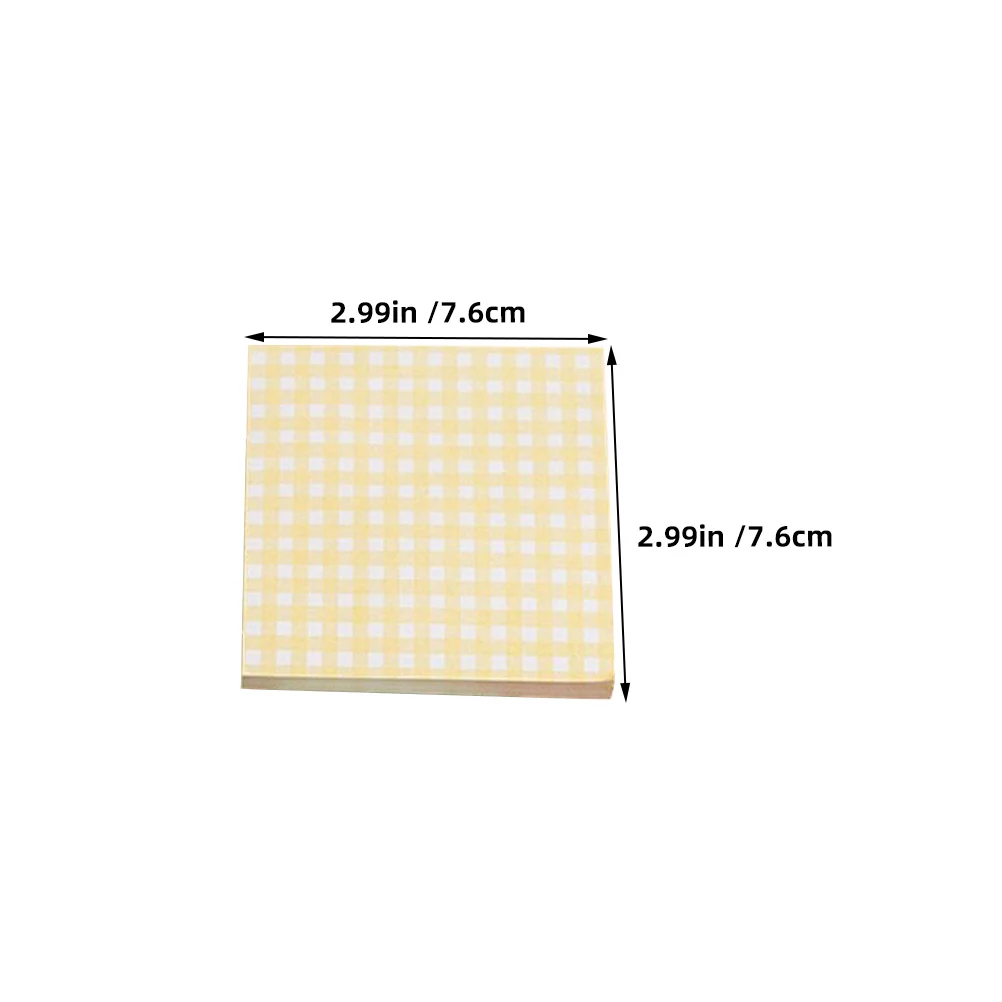 16 Books Convenient Grid Sticky Memo Pads Reusable Adhesive Notepads Office School Task Organizer Memo Pad Note Paper