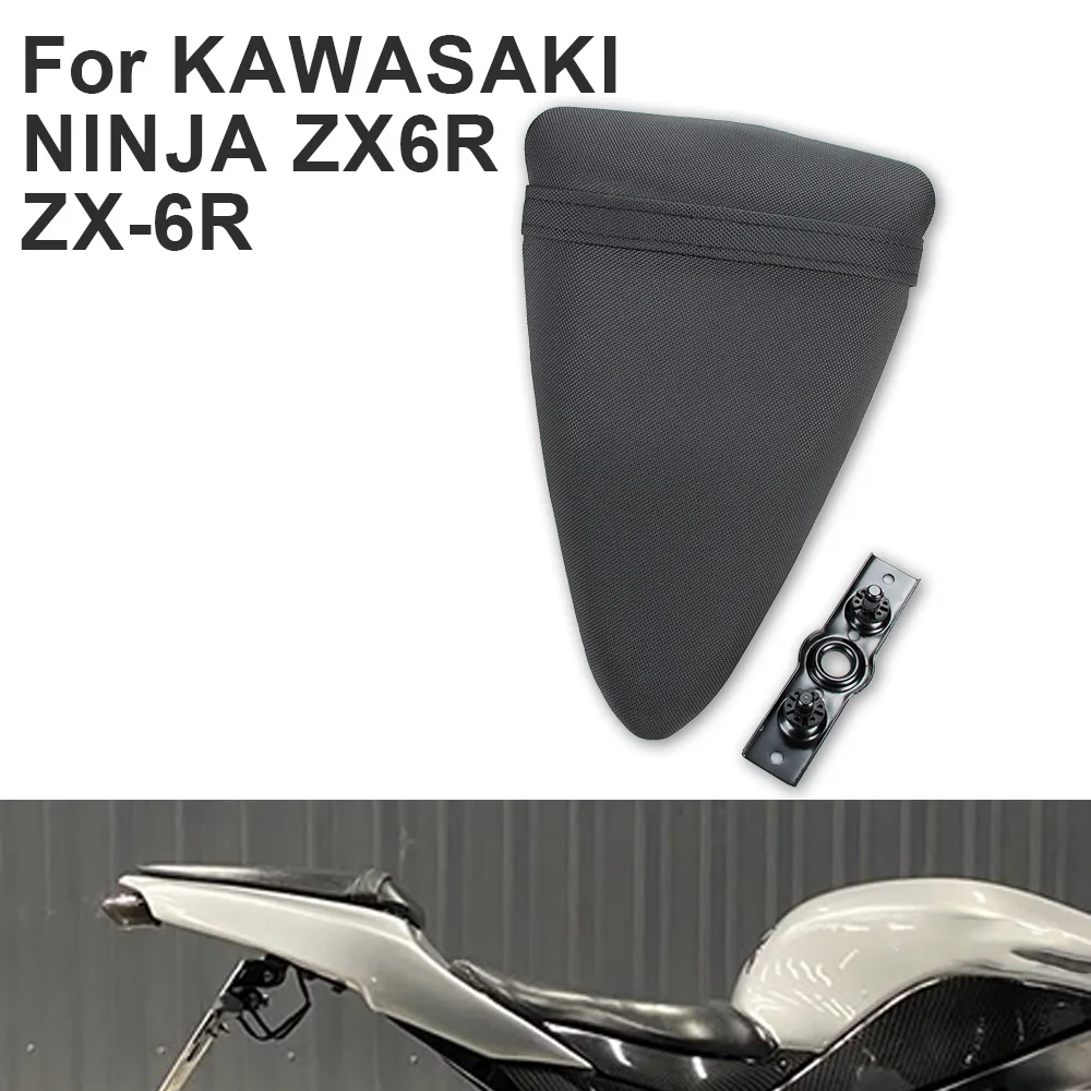 

Motorcycle Black Seat Rear Pillion Passenger Rear Seat Assy For Kawasaki Ninja ZX6R ZX-6R ZX636 07-08 2007 2008