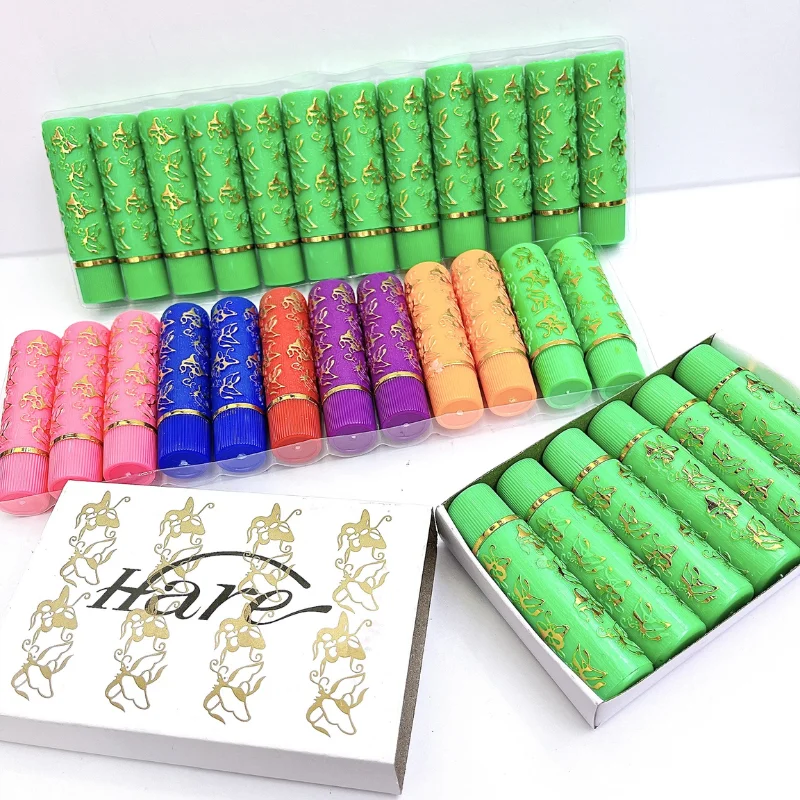 6PCS/BOX Magic Color Changing Lip Balm Set Long Lasting Butterfly Lip Liner Waterproof Sexy Velvet Lipstick For Party & Daily