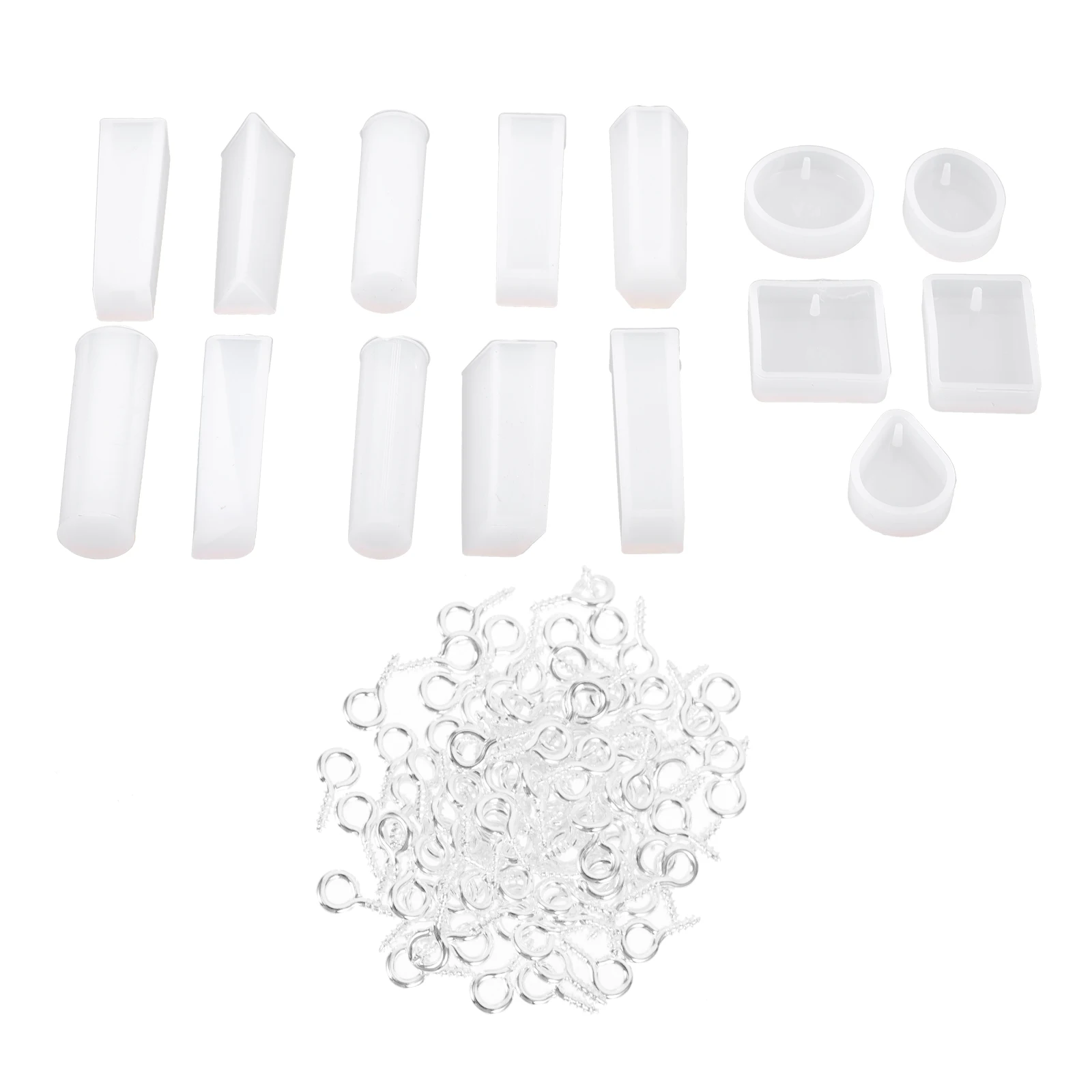 

Silicone Jewelry Mold Necklace Making DIY Supplies Premium Transparent Flexible Craft Resin Pendant Earring Charm H made