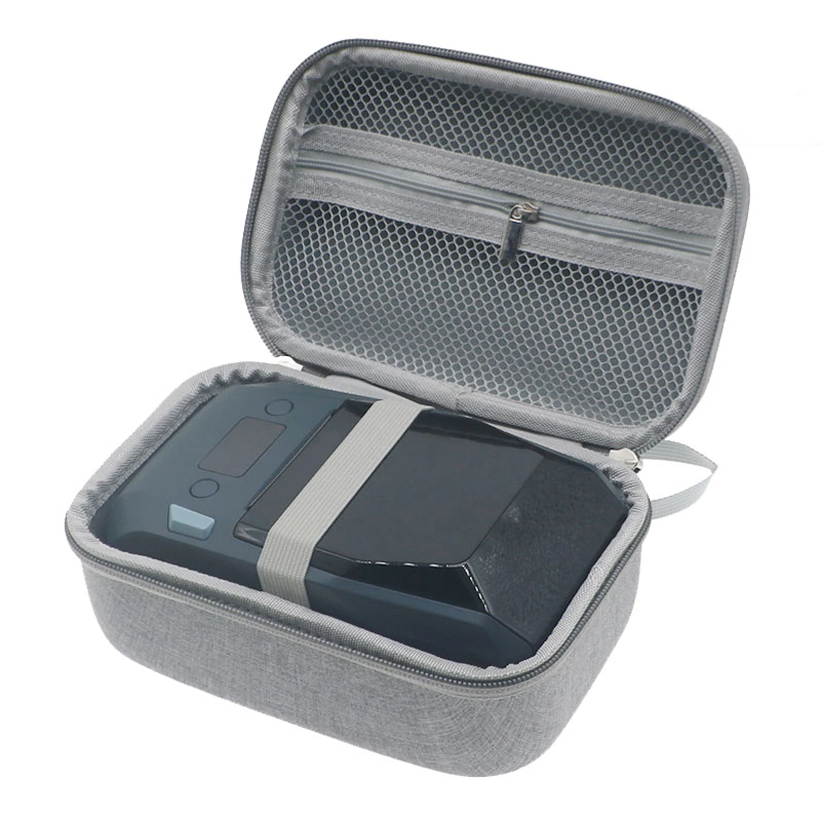 Hard Travel Case for NIIMBOT/Jingchen M2 Thermal Transfer Printer Carrying Bag with Wrist Strap & Zipper Scratch-Resistant