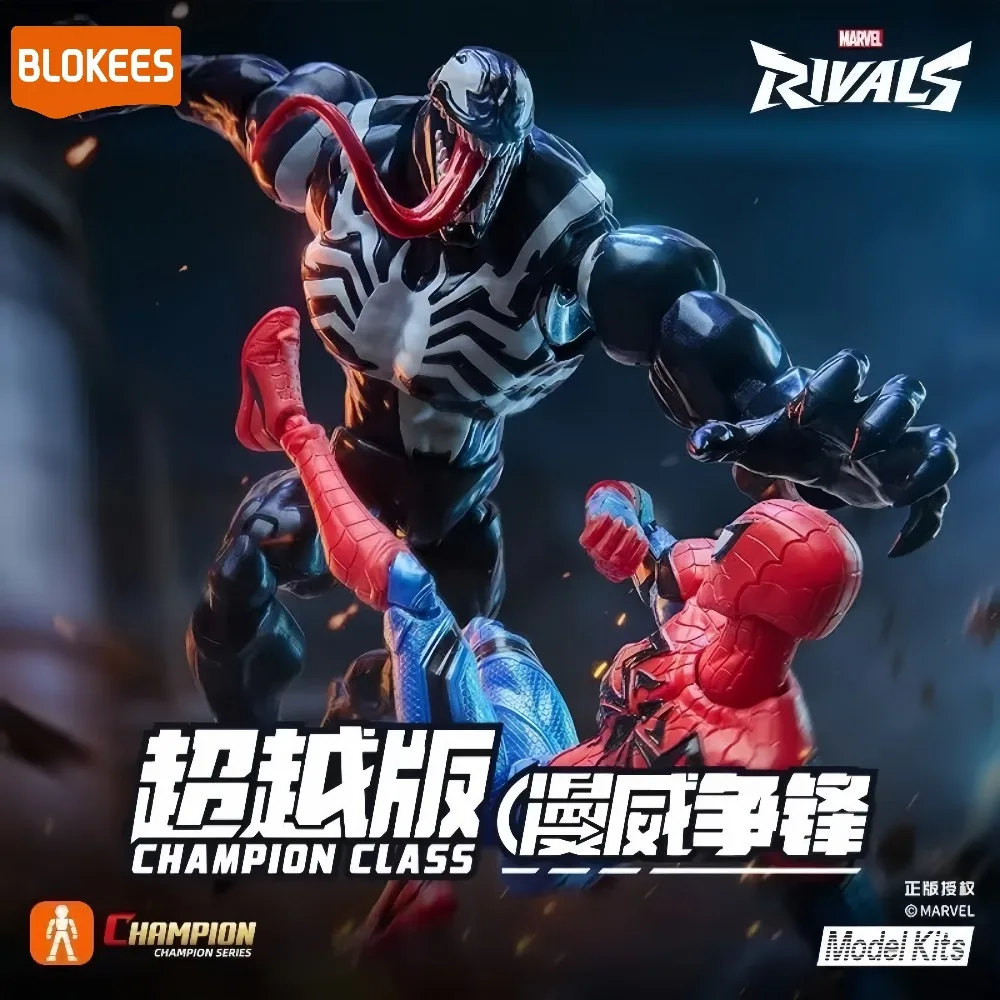 

Новые оригинальные Blokees Comic Edition Venom Фигурки Marvel Красный и Синий Костюм Человек-Паук Собранная Модель Игрушки Подарки