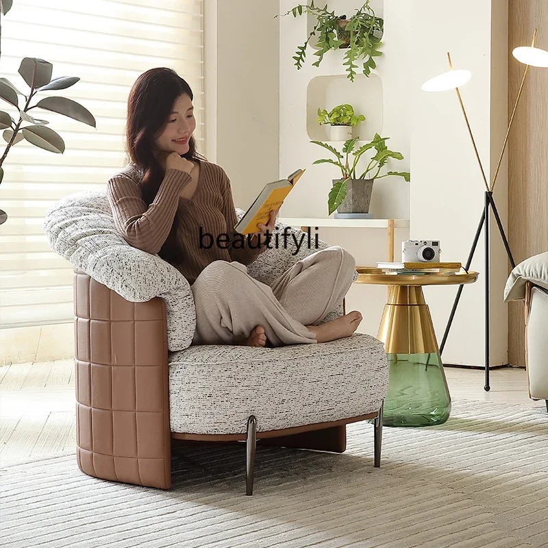 

Lounge Sofa Chair Modern Minimalist Living Room Balcony Bedroom Creative Designer Single Leisure Chair