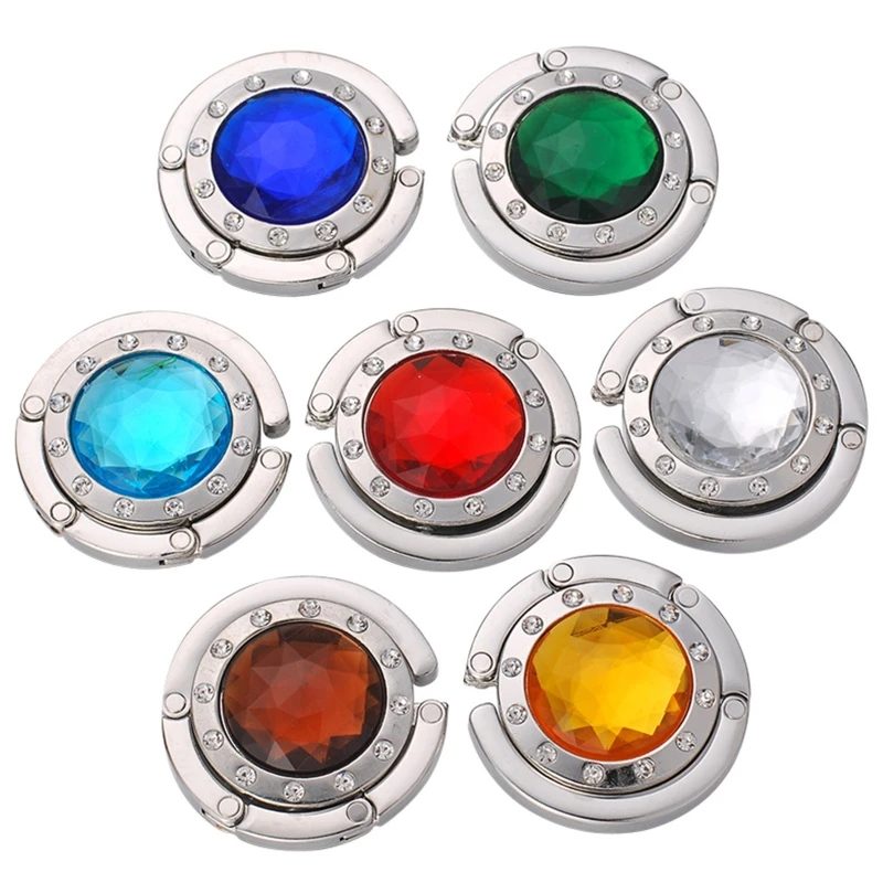 

Складной крючок для кошелька, металлический ромбовидный крючок, складная вешалка для стола, настольные крючки, Прямая поставка