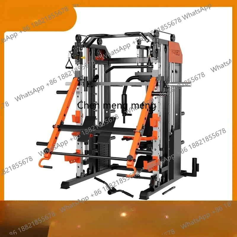 A49 Smith machine squat flat bench Integrated training machine multifunctional Fitness equipment exercise gym Home Sport workout