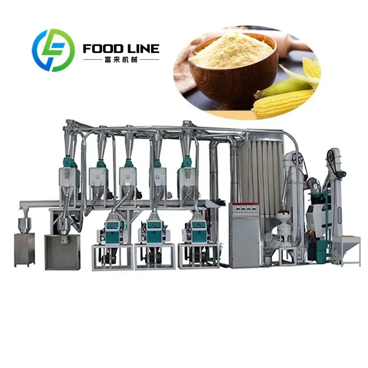 Multi Grade Wheat Flour Production Line Layered Screening System Separate Different Grade Flour To Meet Diverse Market Needs