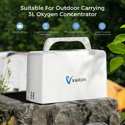 VARON portátil NT-05 Continuar flujo 0xy/*gen-30±2% máquina 3L para el hogar/viajes/sueño 3,3 lb CA y CC de stock de EE. UU.