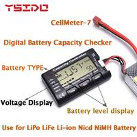 CellMeter7 Capacity Checker RC CellMeter-7 Digital for Battery LiPo LiFe Li-ion Nicd NiMH Battery Voltage Tester Checking
