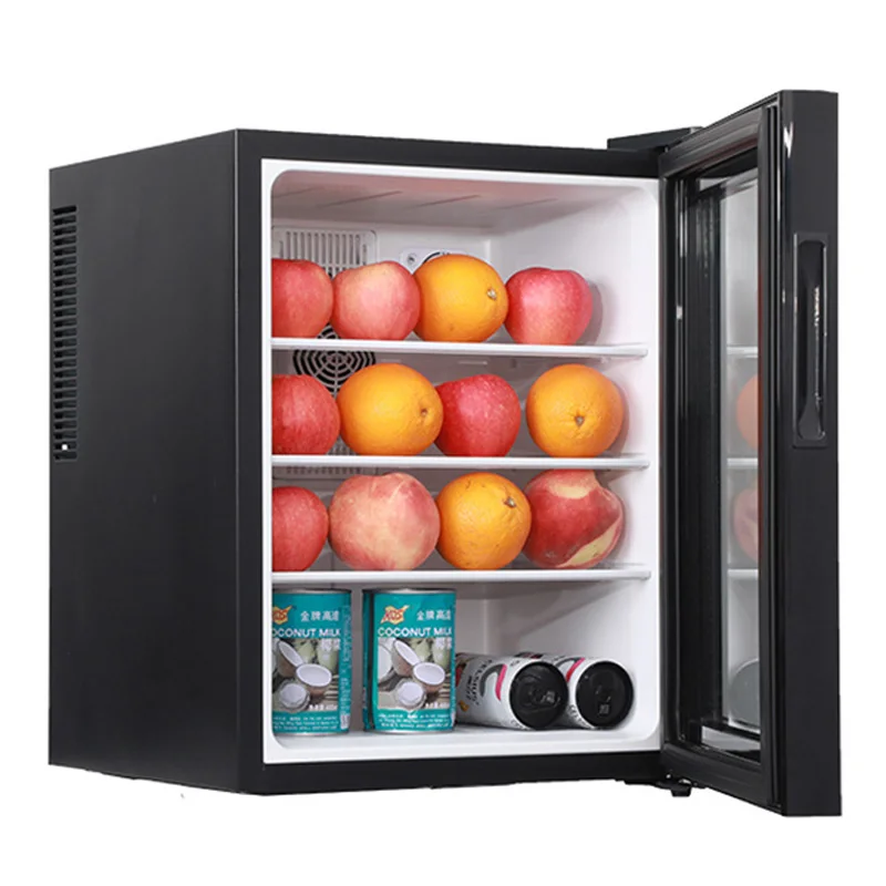 맥주 소다 또는 와인용 미니 냉장고 쿨러 40L 냉장고 유리 도어 - 소형 음료 디스펜서 기계 0.3kWh/24H