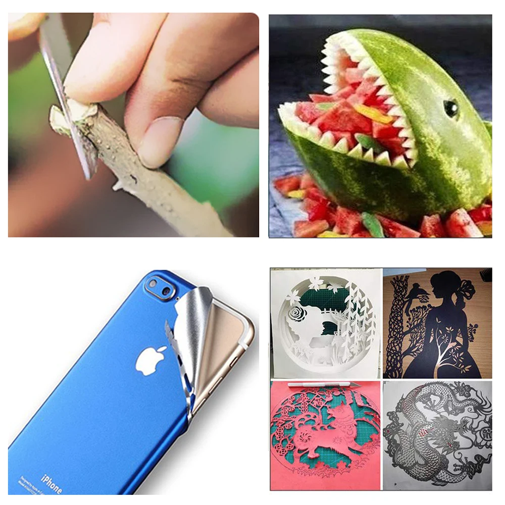 Imagem -05 - Lâminas Estéreis 23 do Bisturi dos Peças com Punho 4-para a Dissecção Podologia Grooming Razor Remoção da Acne Reparo do Telefone Móvel 10