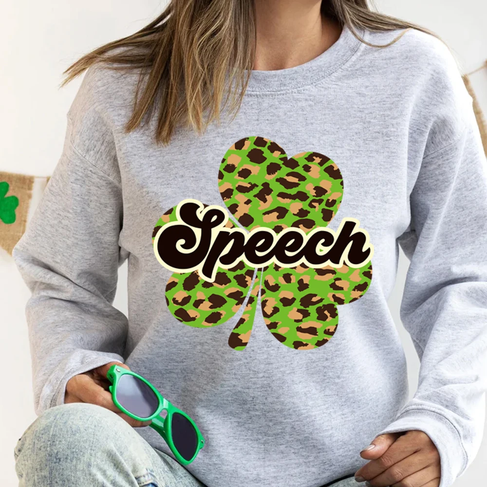 St Patrick's Day Clover Cartoon DIY Pattern Pressing and Printing Sticker Set - Suitable for Washable Stickers