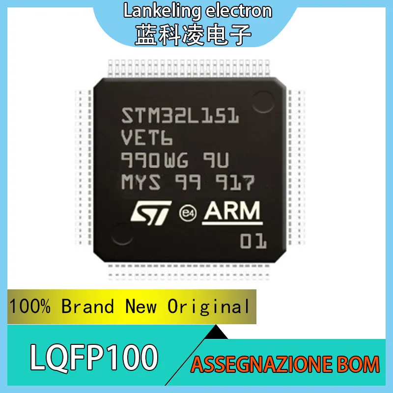 

STM32L151VET6 STM STM32L STM32L151 STM32L151VE STM32L151VET 100% Brand New Original IC MCU LQFP-100 chip