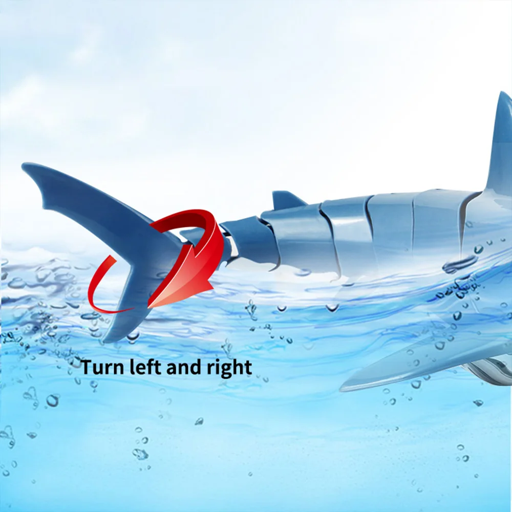 Children\'S Toys Remote Control Shark 2.4g Remote Control Summer Water Toys Ultra-Long Distance Simulation Model Toy Boy Gift