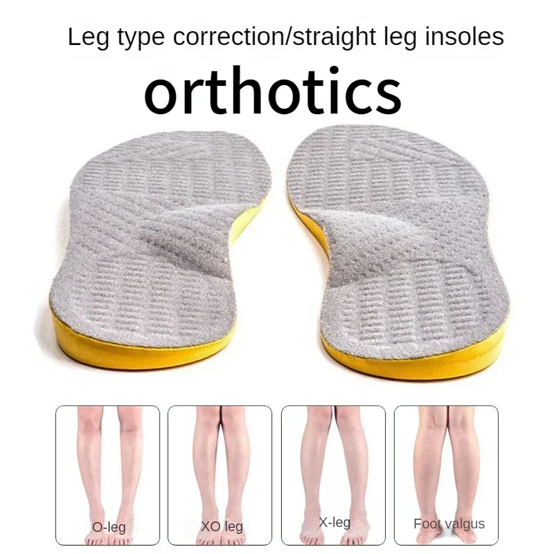 Orthesen Einlegesohlen Für Plattfüße Arch Support Orthopädische Schuhe Sohle PU Einlegesohlen Für Füße Männer Frauen O/X Bein korrigiert Pflege Pad