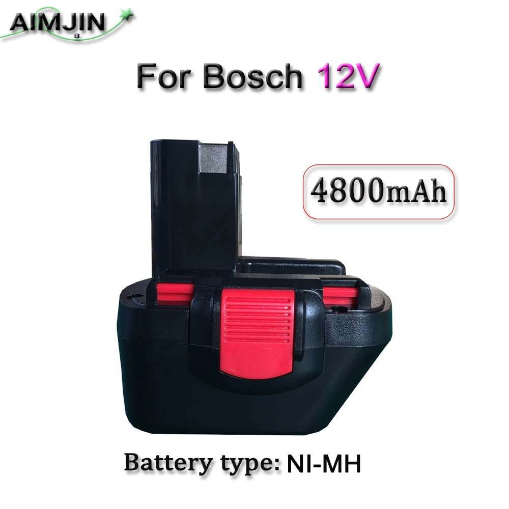 

For Bosch 12V 4800mAh Li-ion Battery，Compatible PSR 1200 GSR 12V AHS GSB GSR 12 VE-2 BAT043 BAT045 BAT046 BAT049 BAT120 BAT139