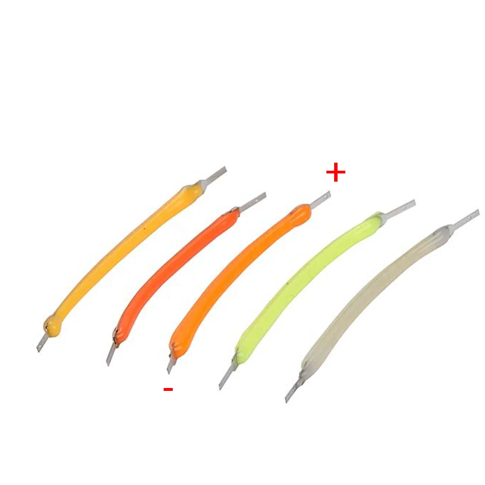 Filamento Flexible LED COB DC3V, 38mm, 60mm, 95mm, 125mm, 145mm, 185mm, accesorios de bombilla Edison, diodos para Lámpara decorativa de Navidad DIY