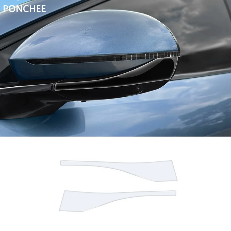 

Для BYD Sealion 7 2024, полоски против царапин для зеркал заднего вида, зеркало заднего вида, защитная пленка от столкновений, автозапчасти