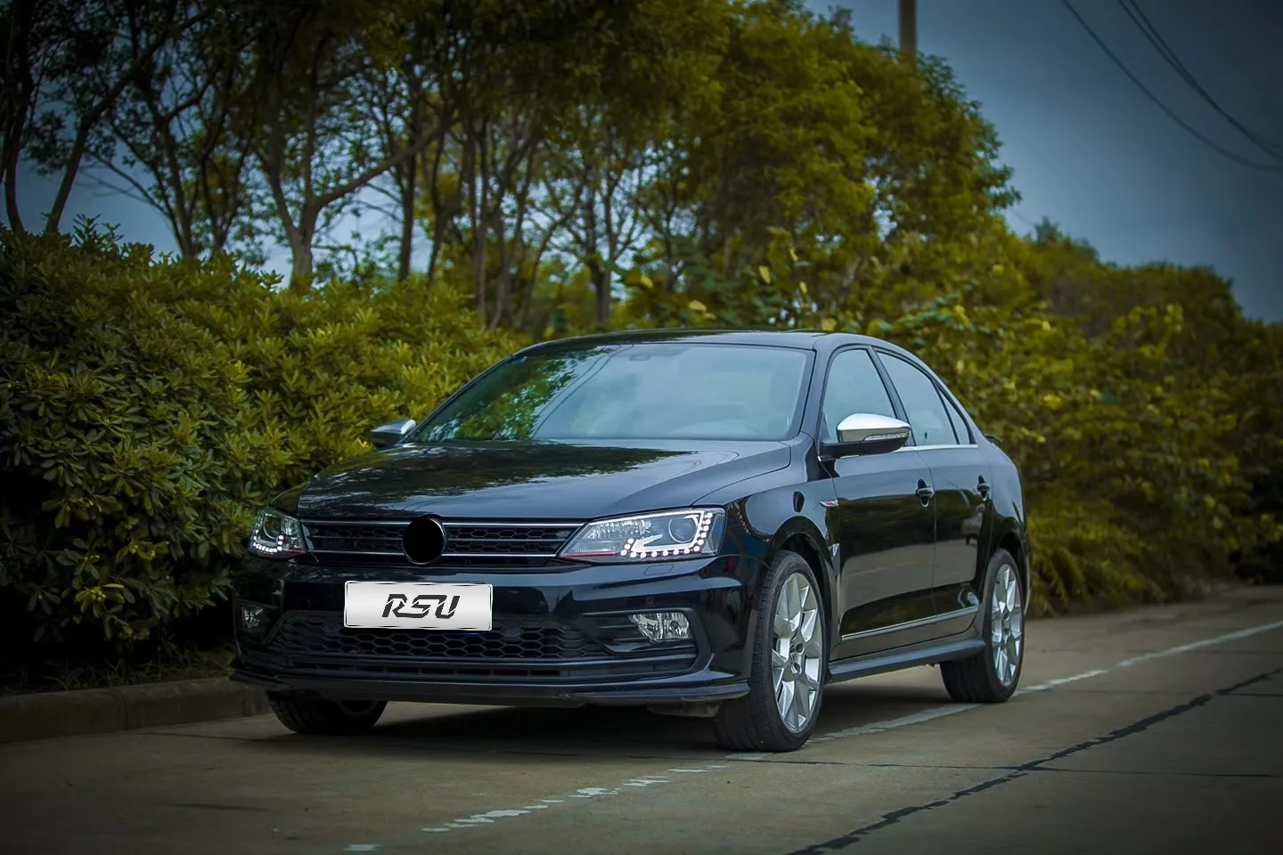 JETTA FACELIFT GLI 2015 2016 2017 قطع غيار أداء السيارات ضبط مصدات السيارة للسيارات