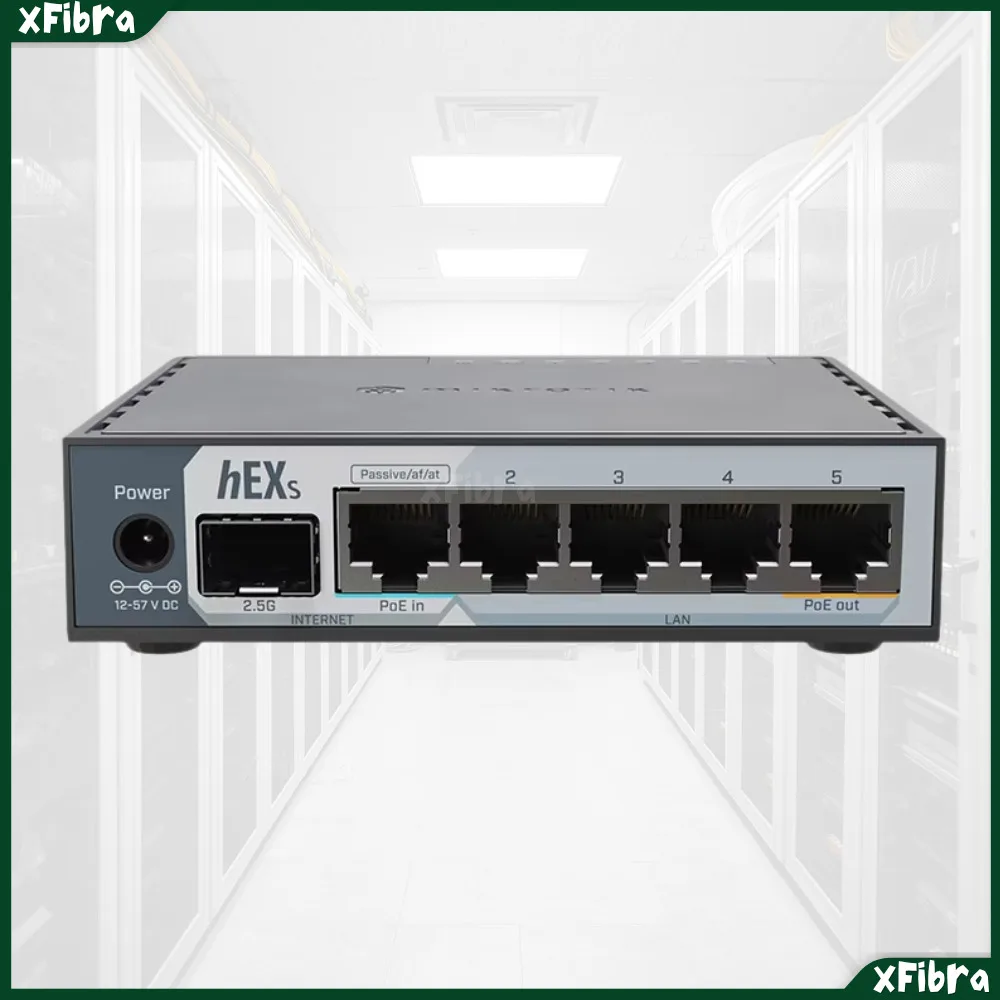 

Mikrotik E60iugs 5-Port Gigabit Ethernet Electrical 1-Port Optical POE Router RB760IGS Upgraded Version