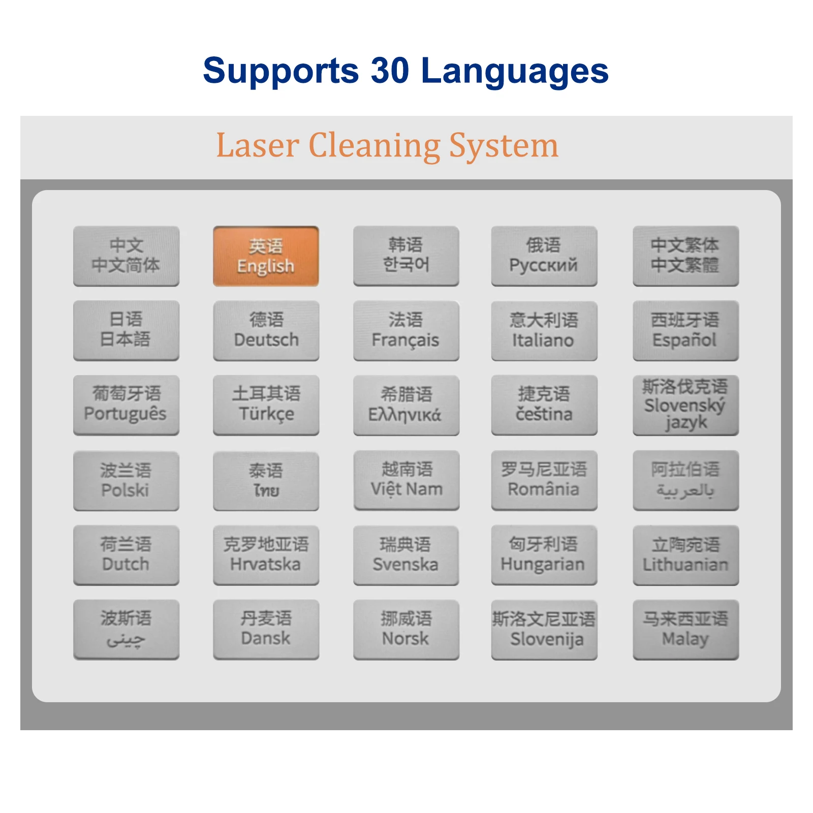 2000W Air-Cooled Laser Cleaning Machine Portable Handheld Rust Paint Oxide Removal Cleaner 110V/220V CE