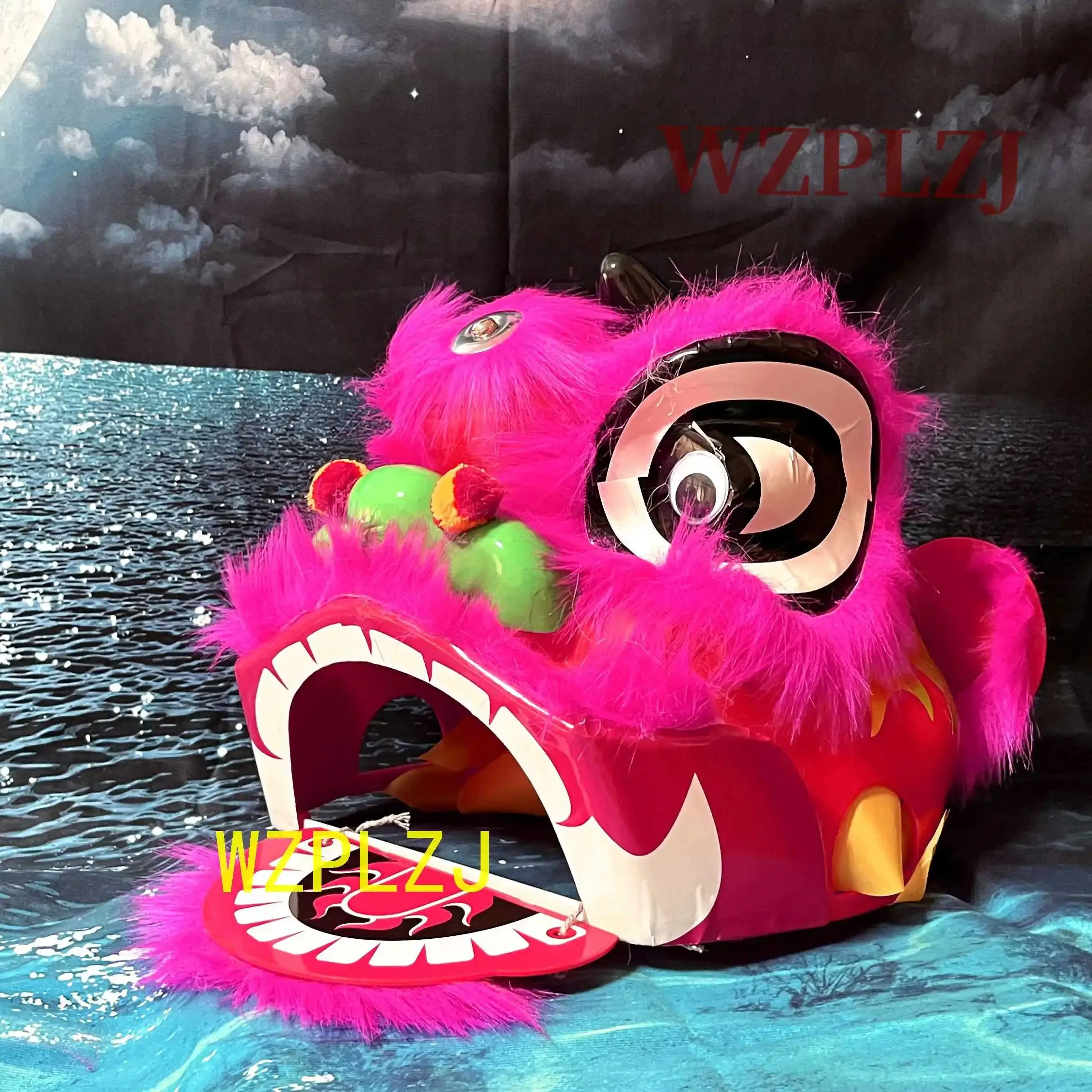 Halloween Cloak 12 inch Lion Dance Costume  Festival Gifts Toys Square Gift Props Outdoor  Party Carnival  Stage