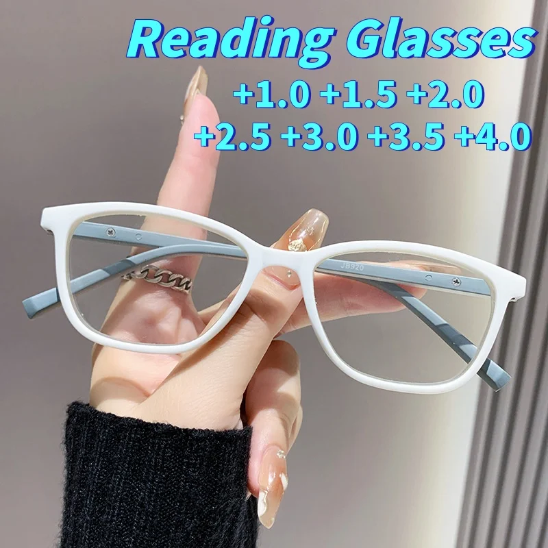 

Fashionable Anti-Blue Light Presbyopia Eyewear Unisex Anti-Fatigue High Definition Ultra-Light Reading Glasses +1.0 To +4.0