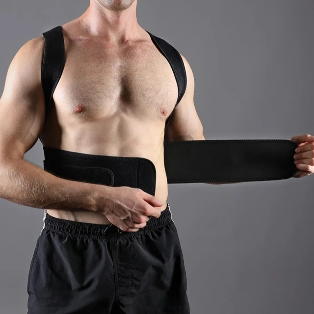 مصحح وضعية الظهر قابل للتعديل، مصحح وضعية الجلوس المريح القابل للتنفس، حزام مريح لتقويم العظام للظهر