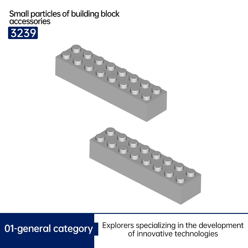 Precision Brick 24Pcs/Lot 3007 Brick 2X8 Basic Blocks Norm Classic Accessorie of Moc Compatibility with Logo Toys