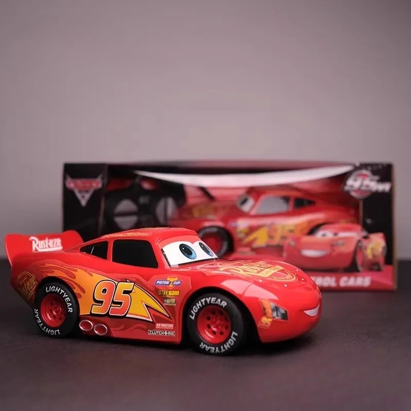 

2026 hot toy Disney Anime Pixar Cars 3 Electric Toy Car Lightning Mcqueen Remote Control Children Toy Simulation Racing Gifts