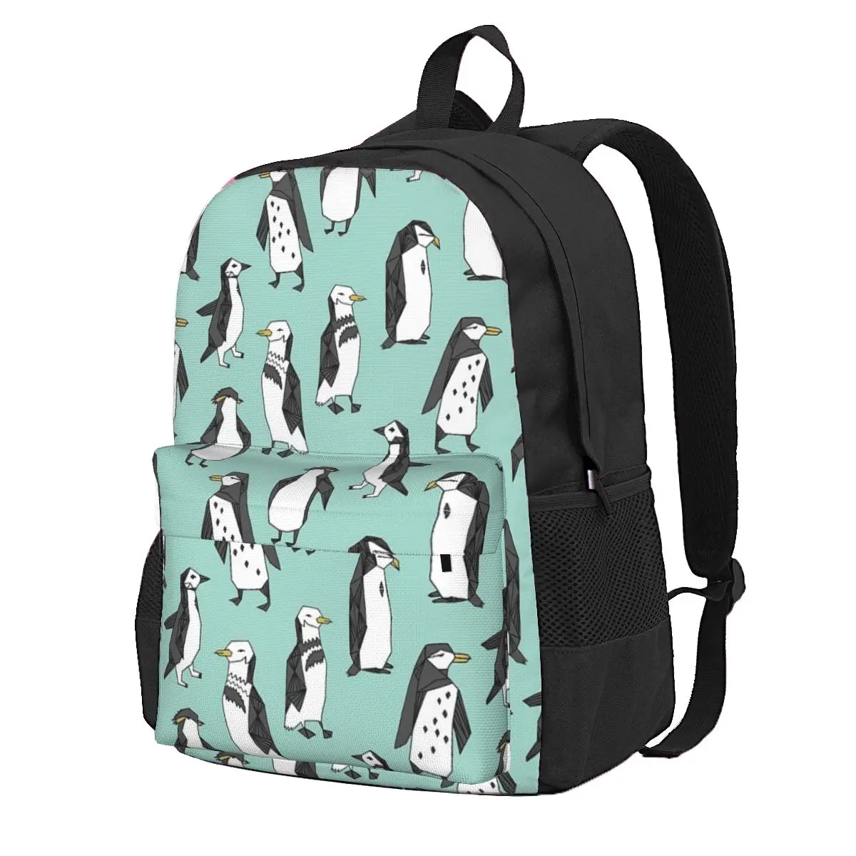 Penguin - Mint By Andrea Lauren Student Backpack School Bag Hiking Travel Daypack for Men Women Fashion Bookbag Shoulder Bags