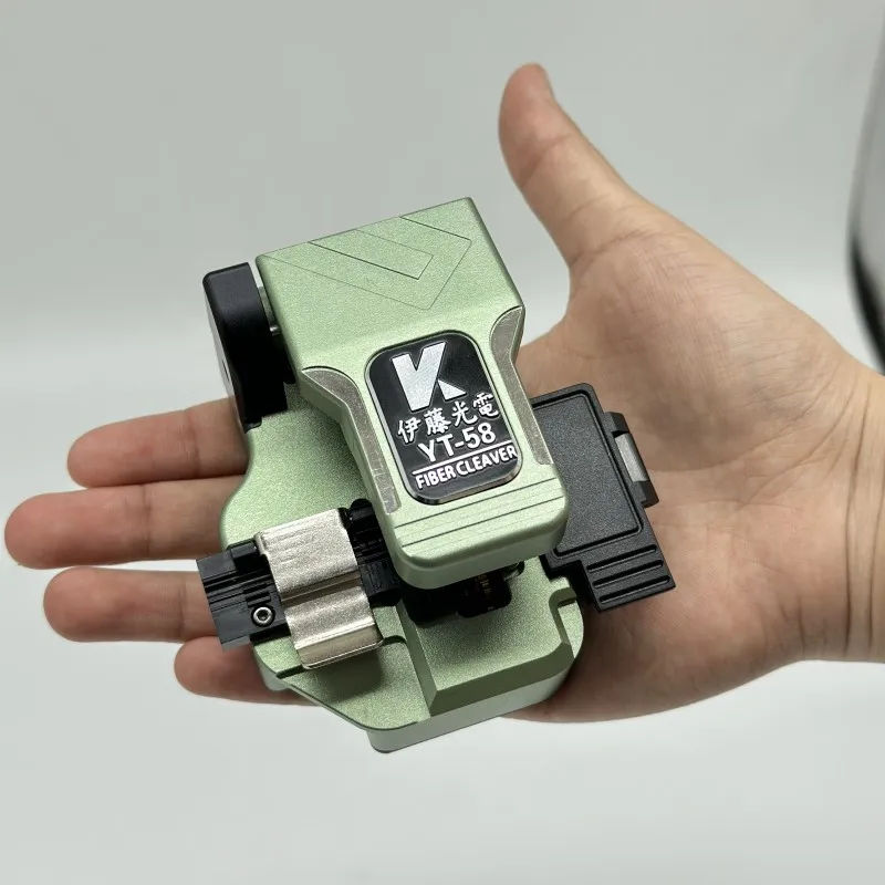 YT-58 Fiber Optic Cleaver, High Precision Automatic Return Knife, Rotating Blade, 3in 1 Clamp, 26 Surface Blade, New Arrival