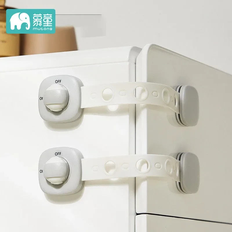 Baby Safety Lock Anti-Pinch Drawer Latch Child Proof Cabinet Door Lock Protective Locks for Drawers And Cupboards